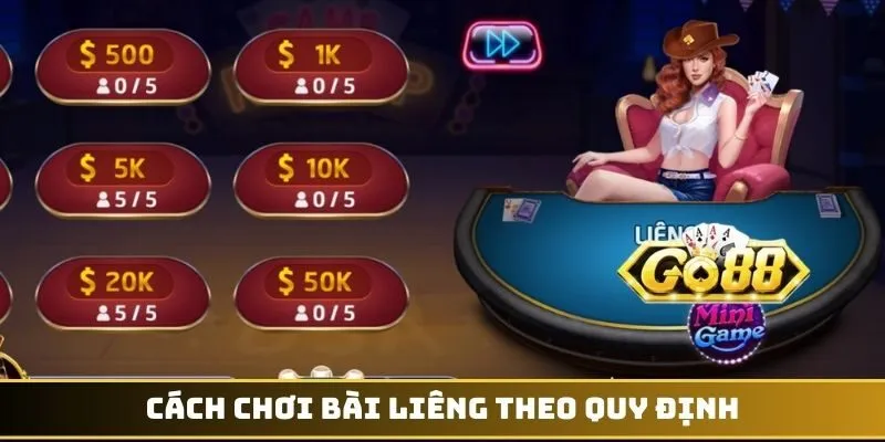 Cách chơi bài liêng theo quy định