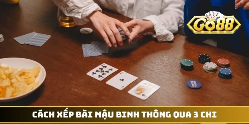 Cách xếp bài mậu binh thông qua 3 chi