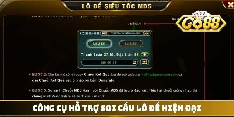 Công cụ hỗ trợ soi cầu lô đề hiện đại