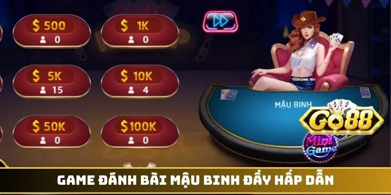 Game đánh bài mậu binh đầy hấp dẫn