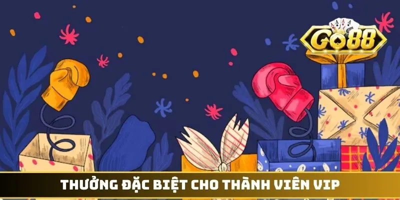 Thưởng đặc biệt cho thành viên VIP